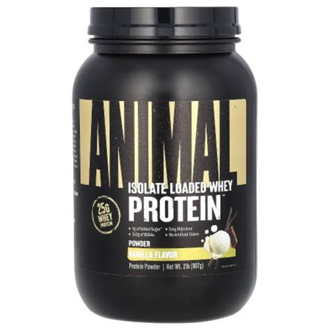Universal Nutrition Animal Isolate Loaded Whey Protein Powder Vanilla ...