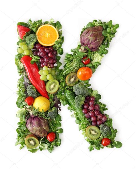 Fruit And Vegetable Alphabet Stock Photo By Elena Schweitzer