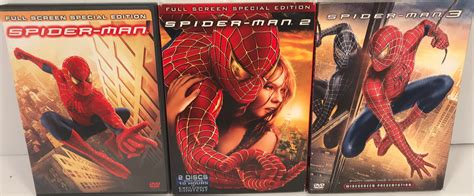 Spiderman Trilogy Dvd