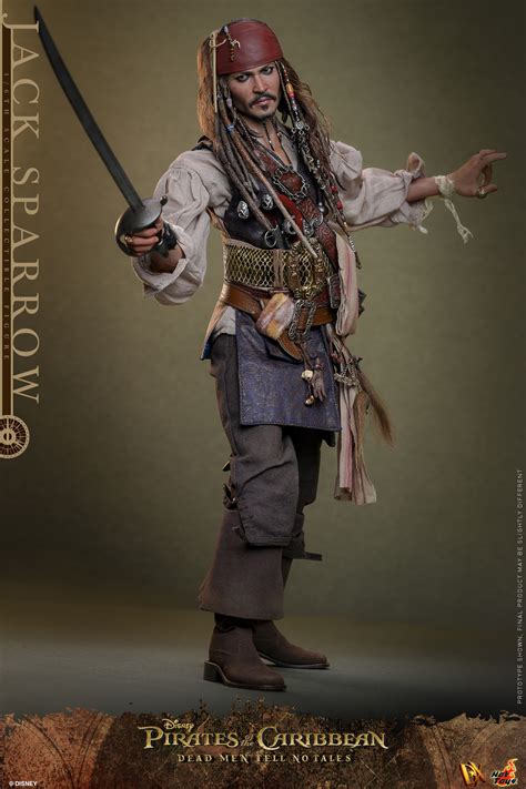 Pirates Of The Caribbean Jack Sparrow Hot Toys Figure Revealed By Sideshow