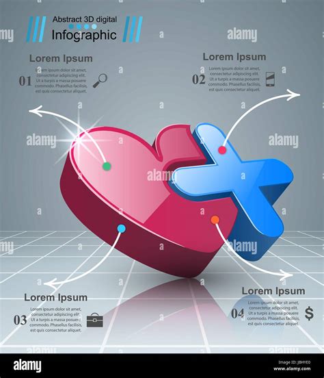 Health Icon 3d Medical Infographic Stock Vector Image And Art Alamy