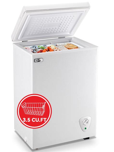 Chest Freezer Small Deep Freezers WANAI Mini Top Door Freezer Storage ...