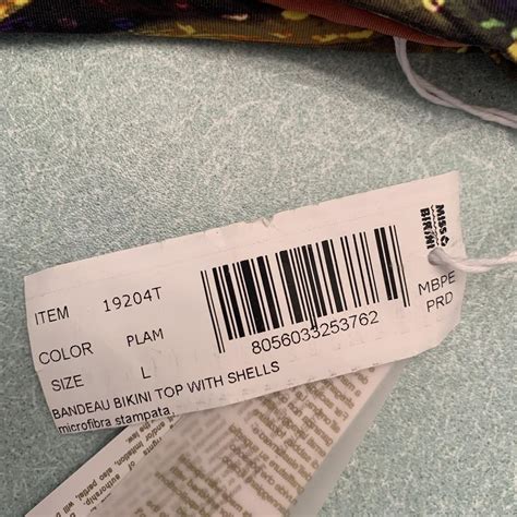 Miss Bikini Fantasy Bandeau Top Nwt Size Large So Depop