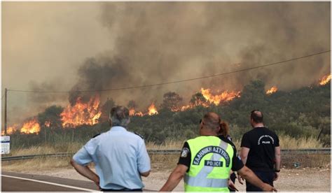 Pericol major de incendii în Grecia Care sunt regiunile cele mai