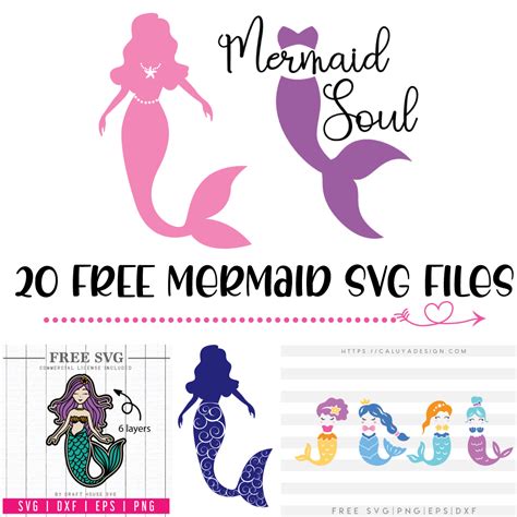 Free Mermaids Svg Sea Svg Ocean Svg Beach Svg Svg Bundle Svg Files Images And Photos Finder