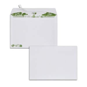 Boite de 500 enveloppes extra blanches 100 recyclées C5 162x229 80 g