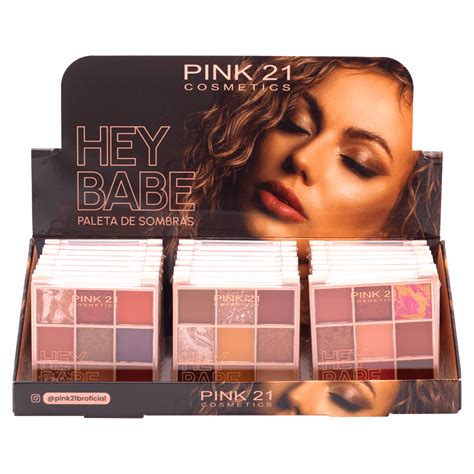 PALETA DE SOMBRAS HEY BABE PINK C Nova Avenida Eshop Os melhores preços para você