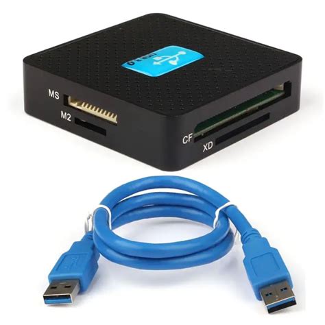 All In 1 USB 3.0 Compact Flash Multi Card Reader CF Adapter Micro SD MS ...