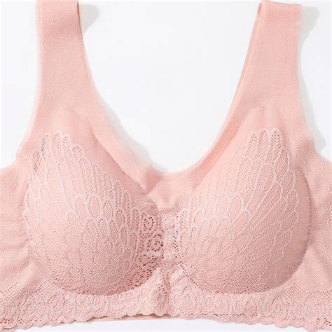 Solid Lace Bra Women S Seamless Soft Lingerie Bra Temu