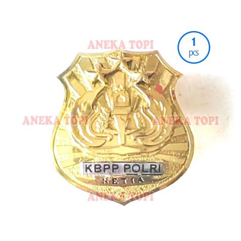 Lencana Kbpp Polri Setia Lencana Pin Polrisetia Aneka Topi 1 Pcs