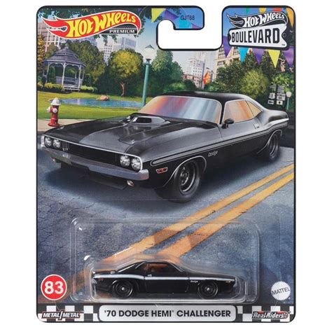 風火輪 Hot Wheels 膠胎 BOULEVARD 林蔭大道 道奇 DODGE HEMI CHALLENGER 蝦皮購物