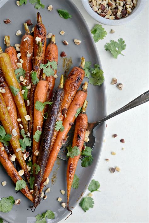 Miso Honey Glazed Whole Roasted Carrots Simply Scratch