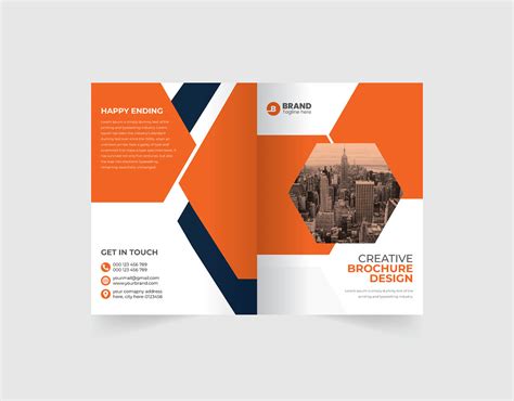 Corporate business brochure design template :: Behance