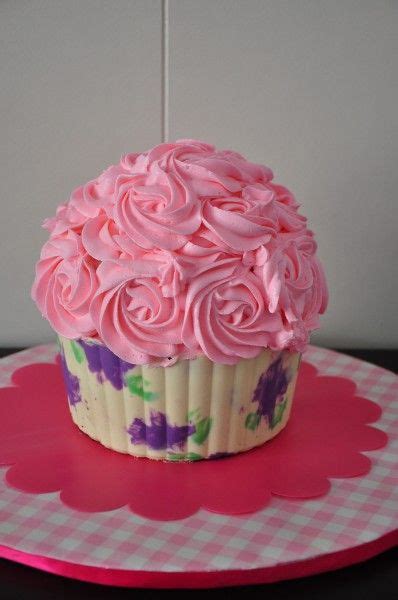 Giant Cupcake Shell Cupcake Cakes Cupcake Cake Designs Giant