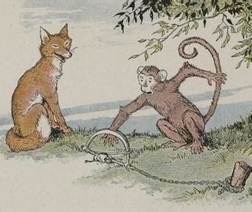fox   monkey short story  aesop