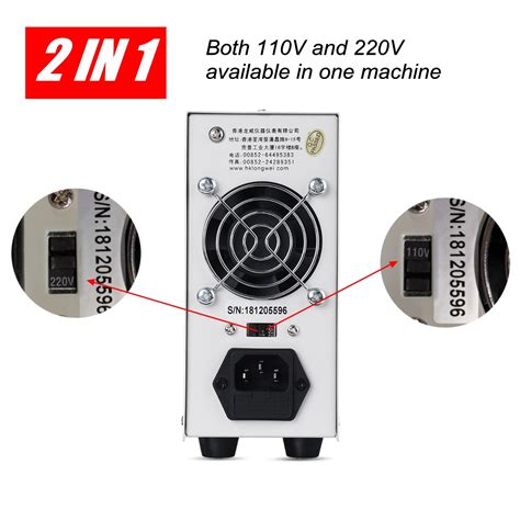 LONG WEI LW-K3010D 4 Digits LED Display 110V/220V 30V 10A Adjustable D ...