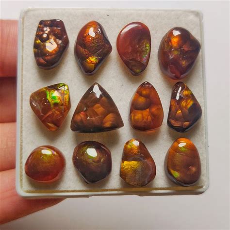 Aaa Mexican Fire Agates Lot Lapidaryartist