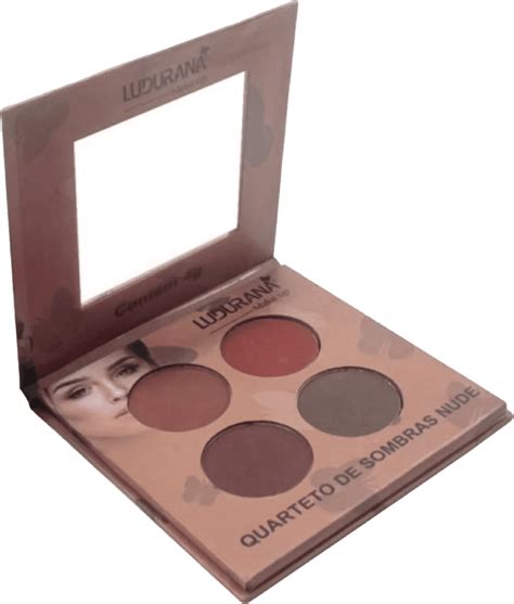 Paleta De Sombras Ludurana Nude 04 Beleza Na Web