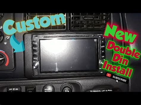 INSTALLING A CUSTOM DOUBLE DIN RADIO YouTube