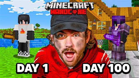 I Survived Days Of Hardcore Minecraft YouTube