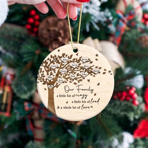 christmas tree ornament family 9