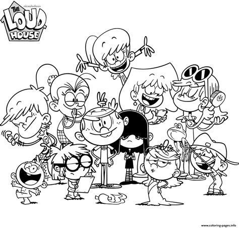 Print Nickelodeon The Loud House Coloring Pages Cartoon Coloring Porn My Xxx Hot Girl