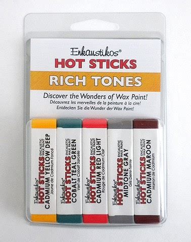 ENKAUSTIKOS RICH TONES HOT STICKS SET 5 PACK Michaels