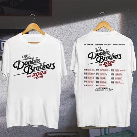 TendyTee Doobie Brothers Merch, The Doobie Brothers 2024 Tour Shirt