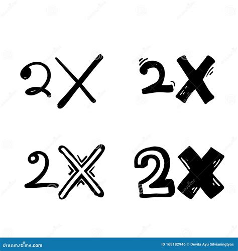 Double Faster Logotype Symbol. 2x Logo Icon. X2 Text Letter. Vector ...