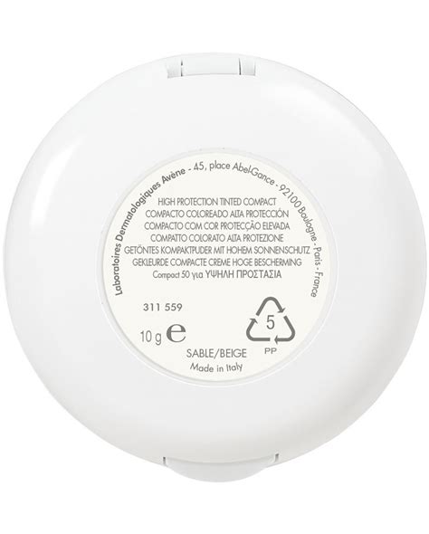 Avène Sun Компактна тонирана пудра, SPF 50, Пясък, 10 g | Ozone.bg