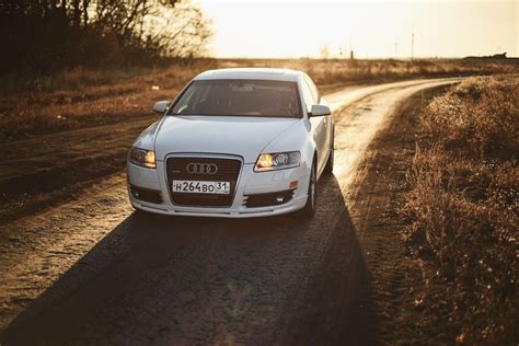 Оранжевые ДХО — Audi A6 (C6), 3,2 л, 2005 года | стайлинг | DRIVE2