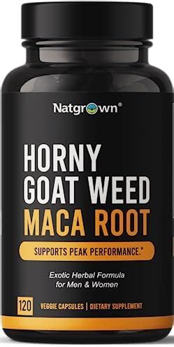 Amazon Natgrown Horny Goat Weed And Maca Root Extract Supplement