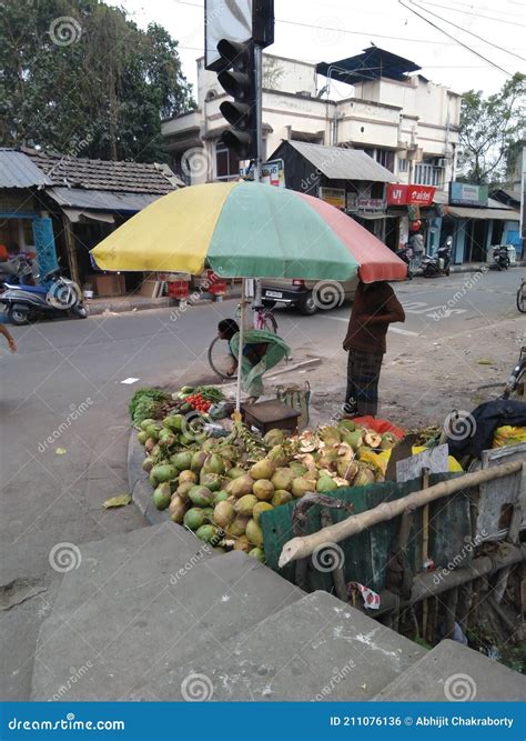 A Roadside Coconut Seller Editorial Photo Image Of Road 211076136