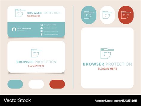 browser protection logo concept featuring  shield