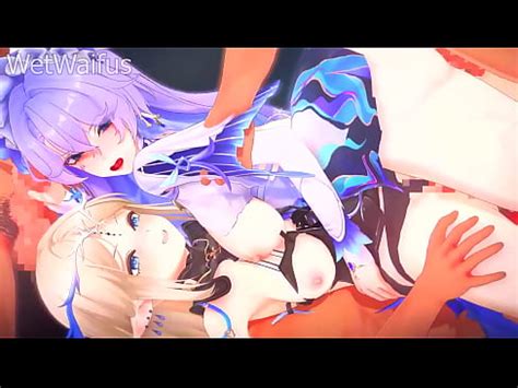 Cantarella Et Cartethyia Se Font Baiser Par Rover En M Me Temps Wuthering Waves Hentai