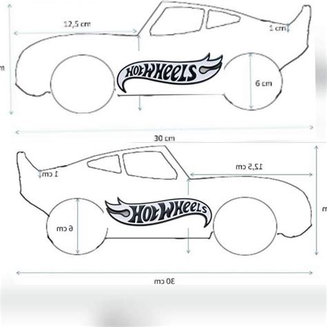 Molde Carro Hot Wheels