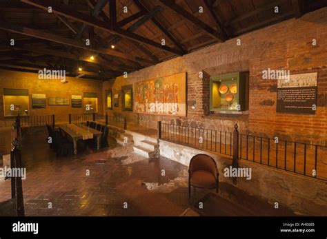 Guatemala, Antigua, Casa Santo Domingo museum hotel, exterior Stock ...