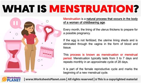 What Is Menstruation Definition Of Menstruation