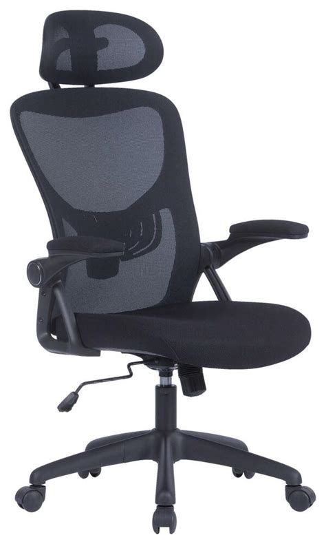 Bürostuhl Flex mit Armstützen Schwarz bis 110 kg, Schwarz von mömax für ...