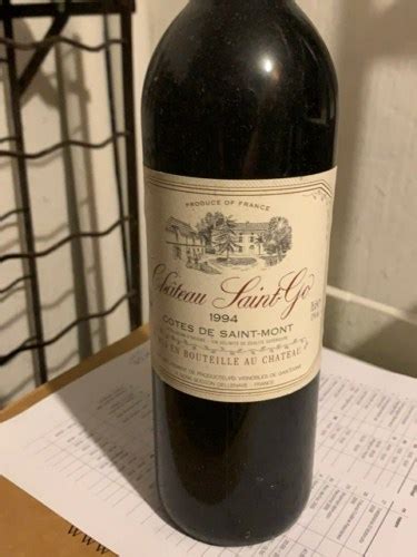 Vignoble De Gascogne Ch Teau Saint Go C Tes De Saint Mont Vivino Us