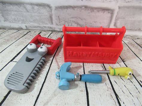 Handy Manny Mini Toolbox Tools Felipe Screwdriver Pat Hammer Dusty