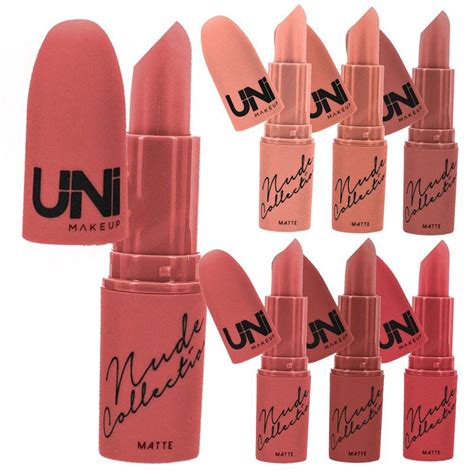 Uni Makeup Batom Bala Nude Collection BA238DS 6 Und Distribuidora JCF Maquiagem E