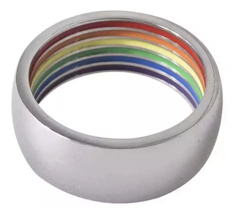 Anillo Gay Lgbt Discreto Arcoíris Interno Pride Orgullo MercadoLibre
