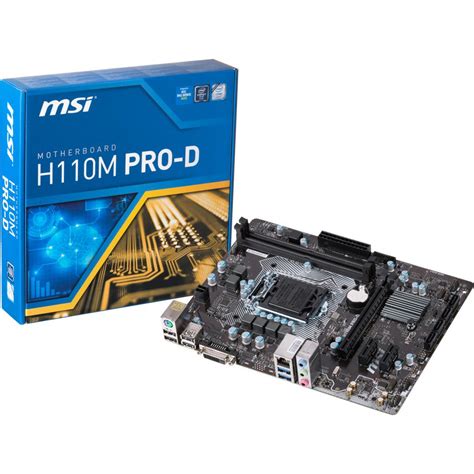 Материнская плата MSI H110M PRO-D цены в Киеве и Украине - купить в ...