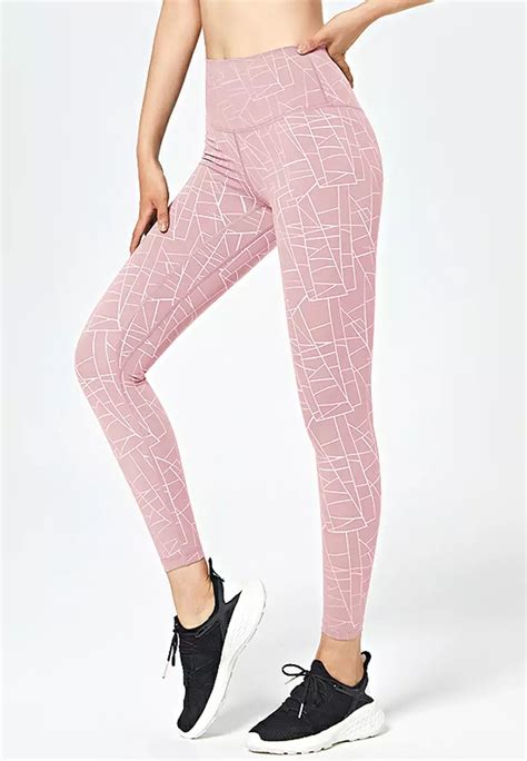 Happy Fridays Nude High Rise Hip Sports Tights Dk Jsk Buy Happy Fridays Online Zalora