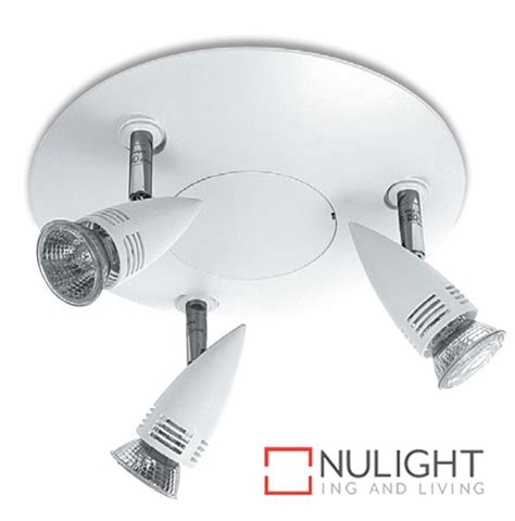 Lighting Australia Spot Halogen Triple Gu W White Asu Nulighting