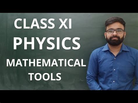 mathematical tools class  physics vishal khattar youtube
