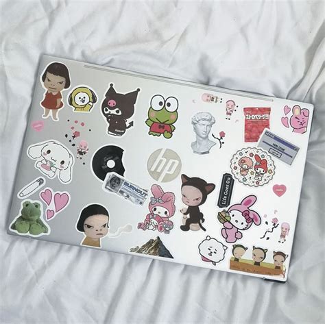 laptop stickers inspo idee fai da te adesivi idee