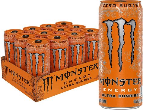 Энергетический напиток Black Monster Energy Ultra Sunrise (без сахара ...