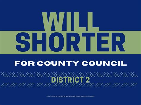 Will Shorter for Anne Arundel County Council